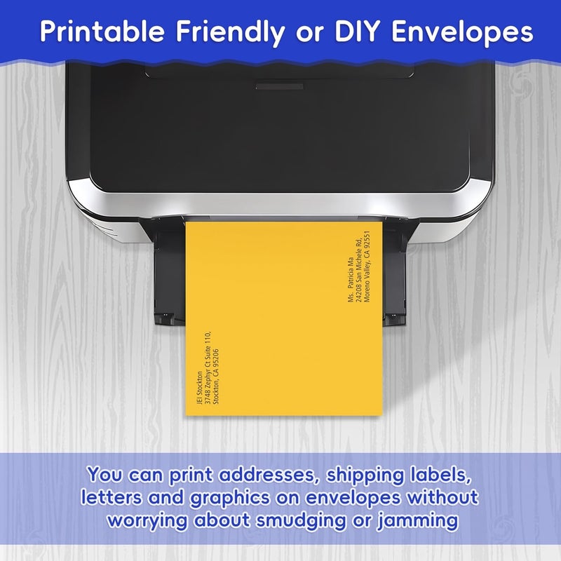 FloraSea 25 Pack 9 x 12 Catalog Mailing Envelopes, Self-Seal Brown Kraft Manilla Envelopes Letter Size for Mailing, Organize, storage, Home, Office Business - Image 5